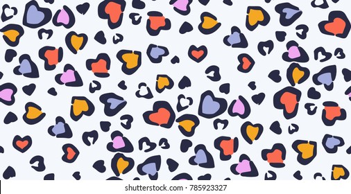 leopard pattern vector print 