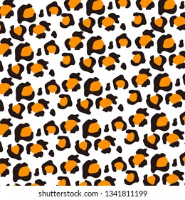 Leopard pattern white