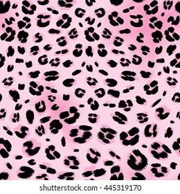 leopard pink skin seamless pattern