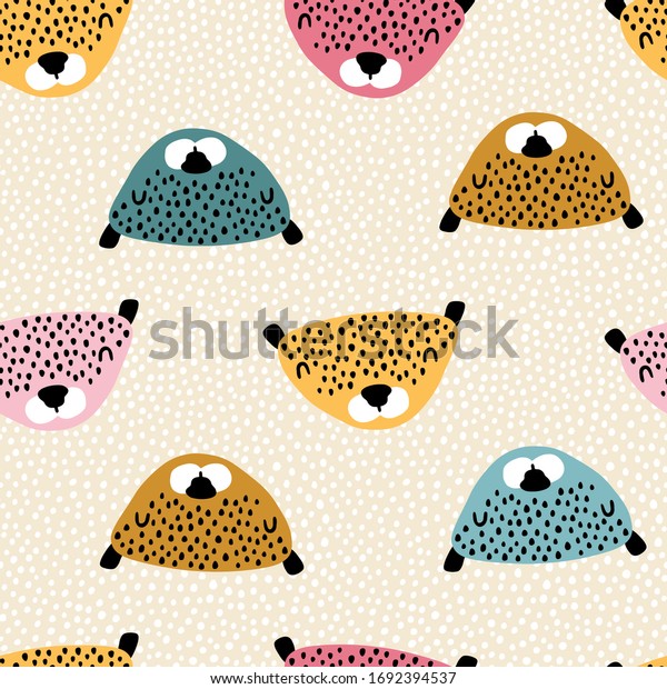 polka dot and leopard print