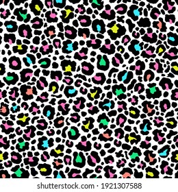 Leopard print. Abstract  leopard skin seamless pattern.