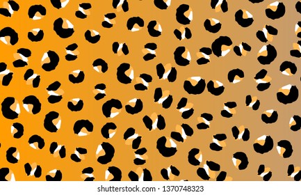 Leopard print. Animal skin pattern. Leopard texture. Panther skin background. Vector.