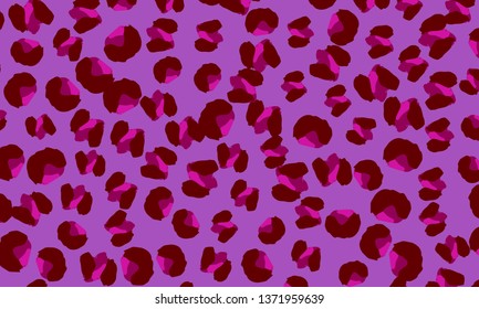 Leopard print. Animal skin pattern. Leopard texture. Panther skin background. Vector.