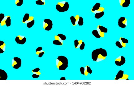 Leopard print. Animal skin pattern. Leopard texture. Panther skin background. Vector.