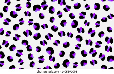 Leopard print. Animal skin pattern. Leopard texture. Panther skin background. Vector.