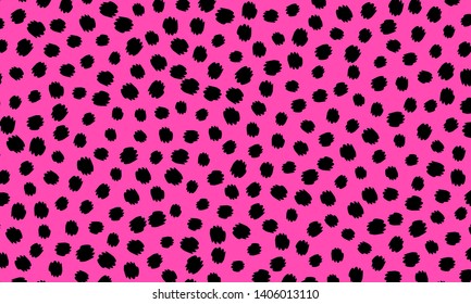 Leopard print. Animal skin pattern. Leopard texture. Panther skin background. Vector.