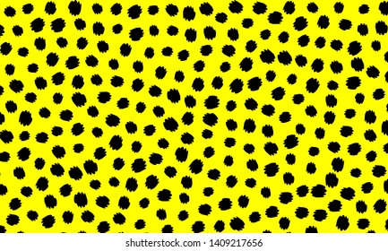 Leopard print. Animal skin pattern. Leopard texture. Panther skin background. Vector.