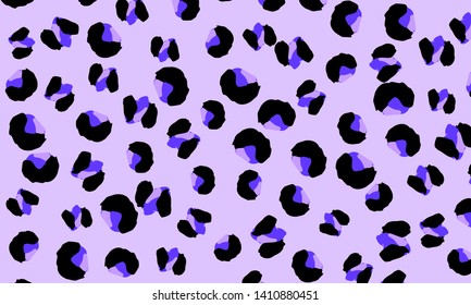 Leopard print. Animal skin pattern. Leopard texture. Panther skin background. Vector.