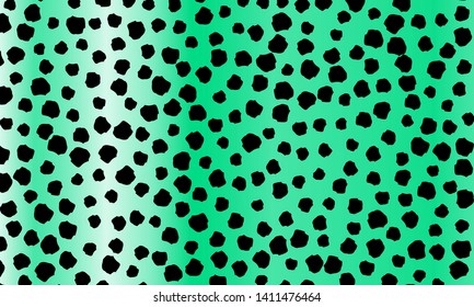 Leopard print. Animal skin pattern. Leopard texture. Panther skin background. Vector.