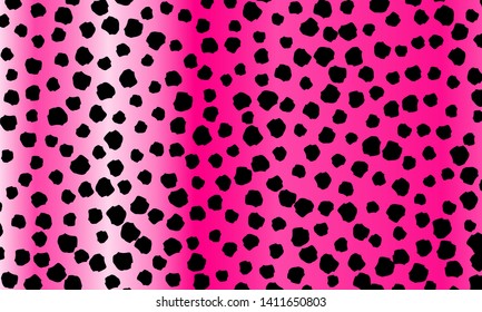 Leopard print. Animal skin pattern. Leopard texture. Panther skin background. Vector.