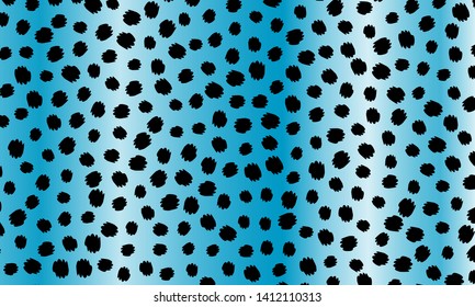 Leopard print. Animal skin pattern. Leopard texture. Panther skin background. Vector.