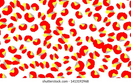 Leopard print. Animal skin pattern. Leopard texture. Panther skin background. Vector.