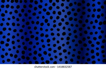 Leopard print. Animal skin pattern. Leopard texture. Panther skin background. Vector.