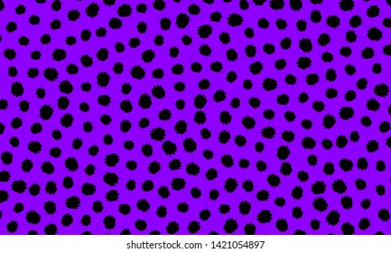 Leopard print. Animal skin pattern. Leopard texture. Panther skin background. Vector.