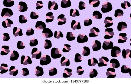 Leopard Print Design Panther Skin Retro Stock Vector (royalty Free 