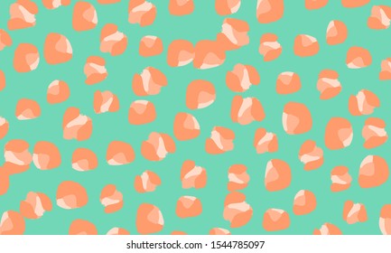Leopard print. Animal skin pattern. Leopard texture. Panther skin background. Vector.