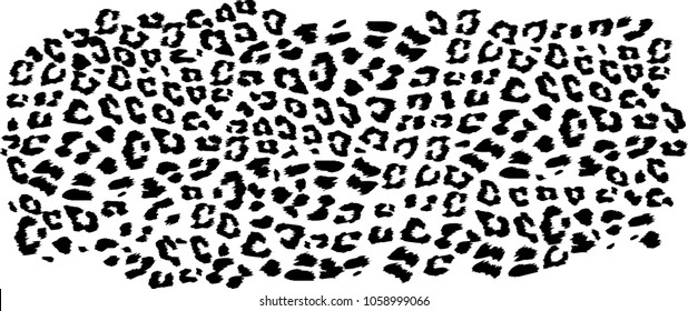 Leopard Print Background Stock Vector (Royalty Free) 1058999066