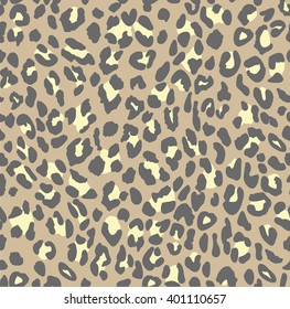 LEOPARD PRINT BROWN BEIGE SEAMLESS PATTERN