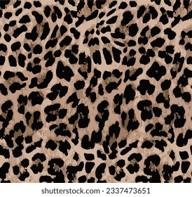 Leopard Print Pattern Vector Art & Graphics