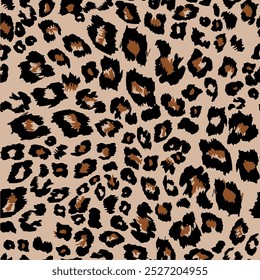 leopardo impressão roupas design de moda. manchas de leopardo. colorido Leopard pele textura padrão vetor. Padrão De Pele De Animal Sem Costura. Camuflagem animal. Leopardo padrão de design têxtil. safári animal