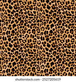 diseño de moda de ropa de estampado de leopardo. manchas de leopardo. Vector colorido de patrón de textura de piel de leopardo. Patrón de piel de animal sin costuras. Animal de camuflaje. Patrón de leopardo diseño textil. patrón de safari animal