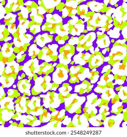 leopard print clothing fashion design. leopard spots. Colorful Leopard Skin Texture Pattern Vector. Seamless Animal Skin Pattern. Camouflage animal. Leopard print textile design. animal safari