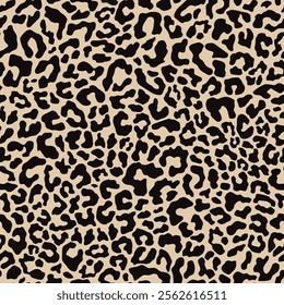 leopard print for clothing or print. seamless vector print.