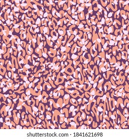 Leopard print design. African animal skin print fur texture background. Vector seamless pattern. 