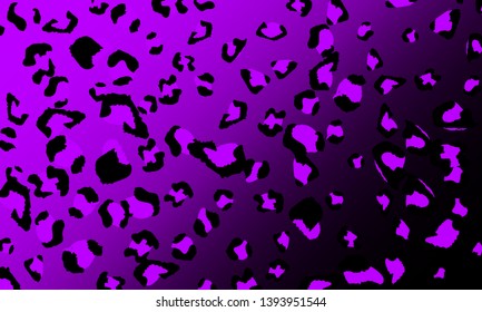 Leopard print design. Animal skin pattern. Vector illustration.