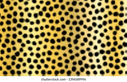 Leopard print design. Animal skin pattern. Vector illustration.
