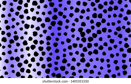Leopard print design. Animal skin pattern. Vector illustration.