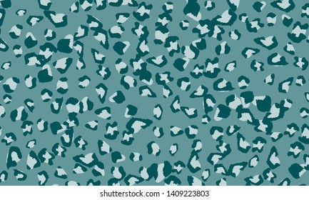 Leopard print design. Animal skin pattern. Vector illustration.