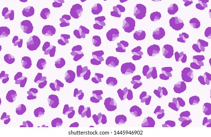 Leopard print design. Animal skin pattern. Vector illustration.
