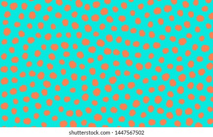 Leopard print design. Panther skin. Retro fabric pattern. Spotted fur texture. Animal print leopard. Vector illustration.