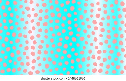 Leopard print design. Panther skin. Retro fabric pattern. Spotted fur texture. Animal print leopard. Vector illustration.