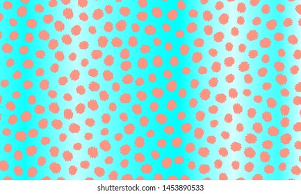 Leopard print design. Panther skin. Retro fabric pattern. Spotted fur texture. Animal print leopard. Vector illustration.