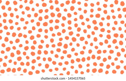 Leopard print design. Panther skin. Retro fabric pattern. Spotted fur texture. Animal print leopard. Vector illustration.
