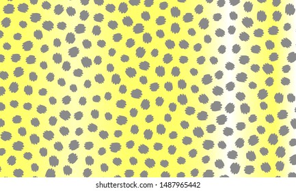 Leopard print design. Panther skin. Retro fabric pattern. Spotted fur texture. Animal print leopard. Vector illustration.