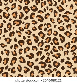 Leopard print design seamless pattern print design. Vector illustration design for fashion fabrics, textile graphics, and prints.