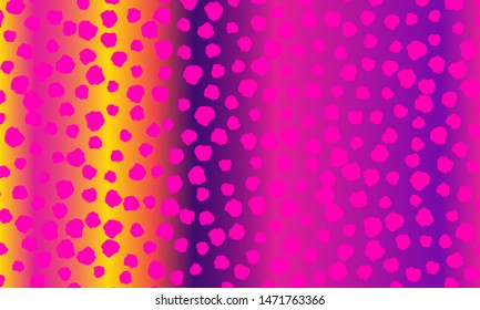 Leopard print design. Spotted fur texture. Panther skin. Retro fabric pattern. Animal print leopard. Vector illustration.