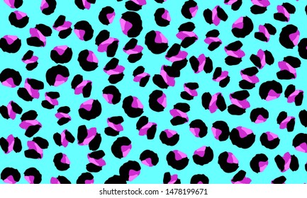 Leopard Print Design Spotted Fur Texture Stock Vector (Royalty Free ...