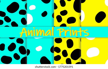 Leopard Print Design. Spotted Fur Texture. Seamless Leopard Pattern. Panther Skin. Summer Fabric Pattern. Animal Print Leopard. Vector Illustration.