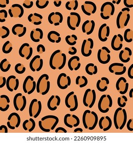 Leopard print digital paper background