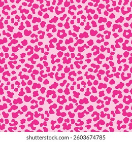 leopard print fashion seamless pattern pink design on textile