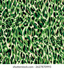 Leopard print garments fashion design. leopard spots. Colored Leopard Veneer Texture Pattern Vector. Perfect Animal Skin Pattern. Leopard Camouflage animal.