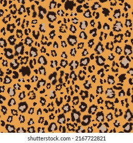 Leopard print integrity. Stylish background for fabric, paper, clothes. Animal pattern
