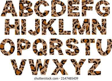 3,103 Leopard font Images, Stock Photos & Vectors | Shutterstock