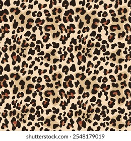 
leopard print modern seamless fashion pattern, design with wild cat spots, stylish background