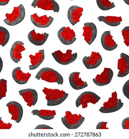 Leopard print pattern.