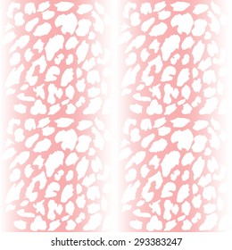 Leopard print pattern. Repeating seamless vector animal background.